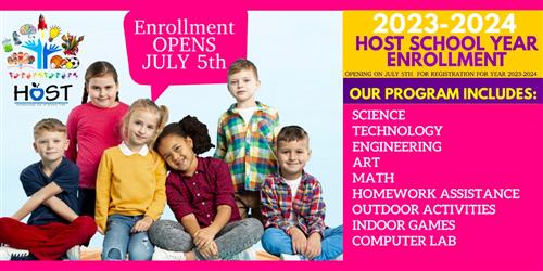 HOST registration is now open