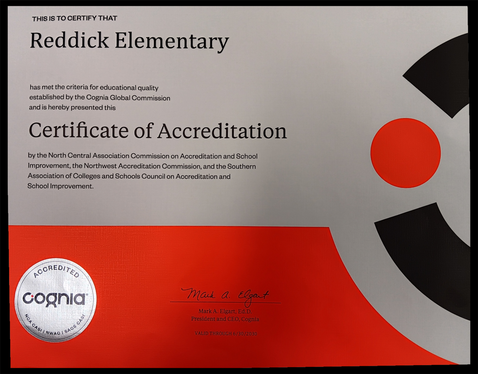 Cognia Accreditation