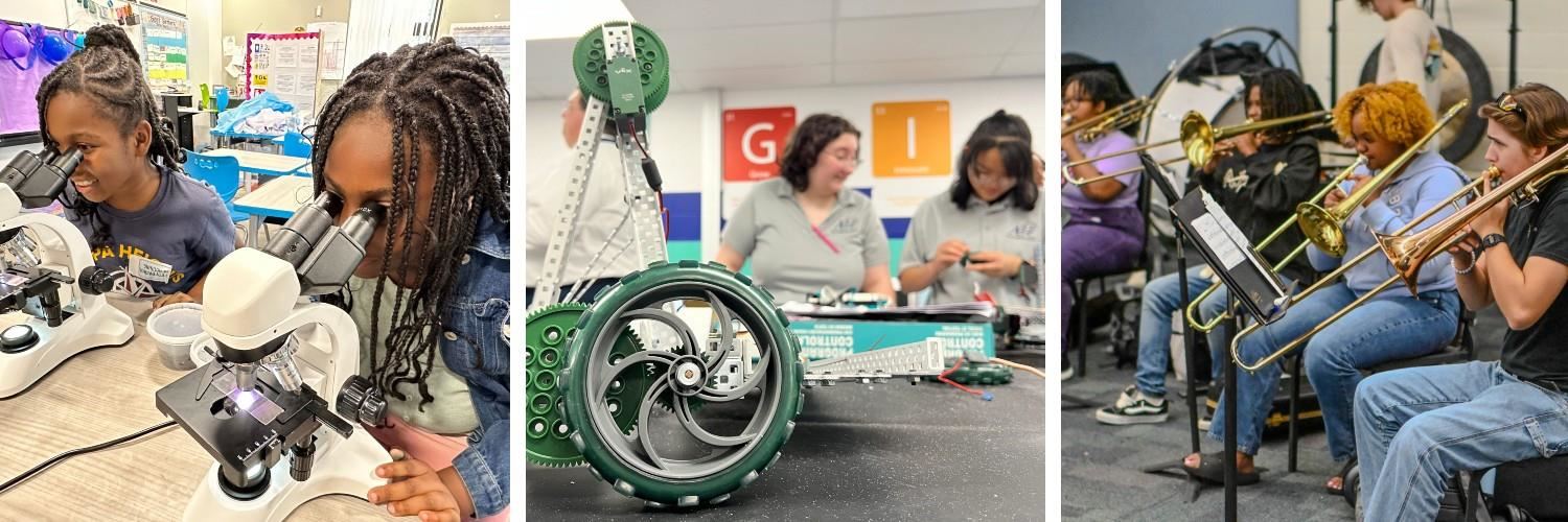students in different magnet programs