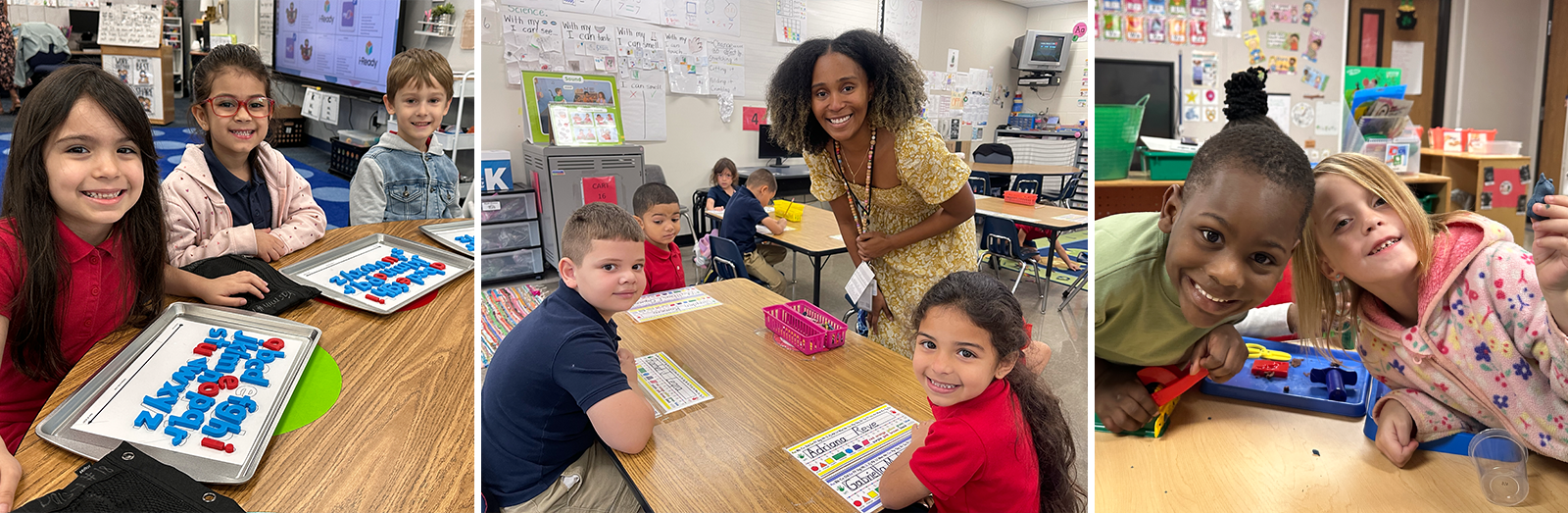 Early childhood learning students