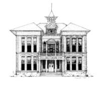 drawing of Gorrie Elementary 