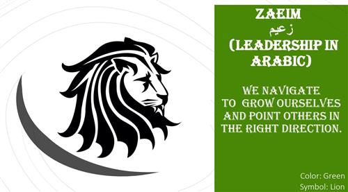 Zaeim Leadership in Arabic We navigate to grow ourselves and point others in the right direction