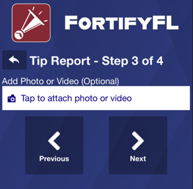 Attach an optional photo or video.
