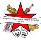 Progress Village Middle Magnet School Logo